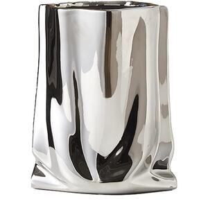 Crinkle Paper Bag Vase Ceramic Vase Modern